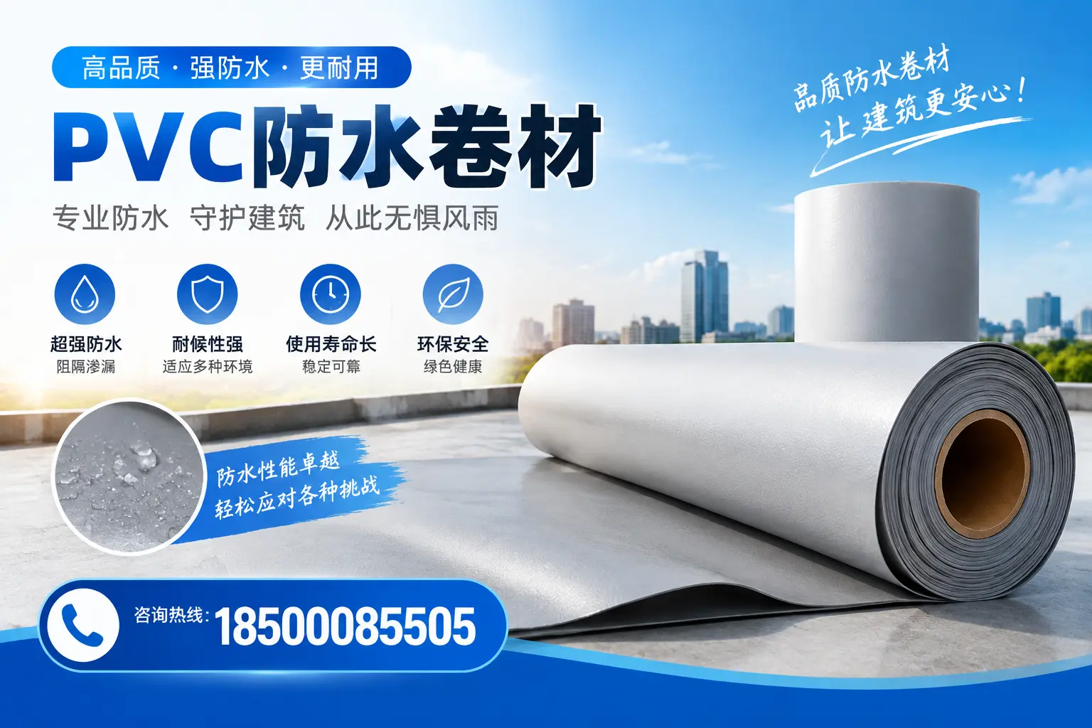 如何选择高质量的PVC防水卷材?昌都消费者必看指南